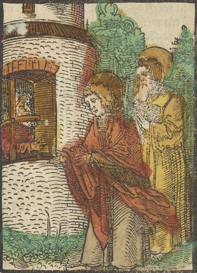 セント。 刑務所にいるジョン、「プレナリウム」より、1517 年。 作： Hans Schäufelein the Elder
