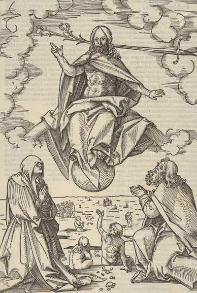 私たちの主イエス・キリストの情熱の鏡からの最後の審判、1507. 作： Hans Schäufelein the Elder