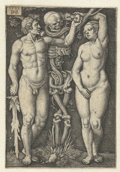 アダムとイブと死 作： Hans Sebald Beham