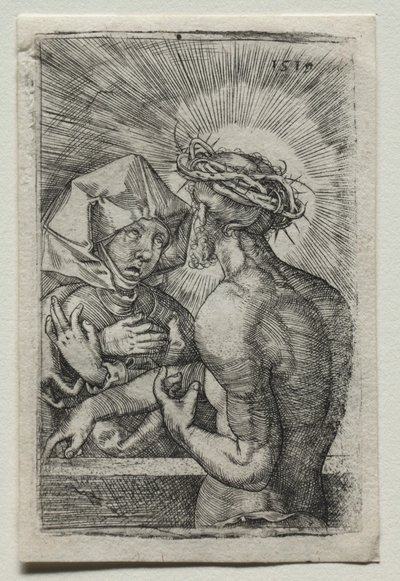 キリストと聖母、1519年。 作： Hans Sebald Beham