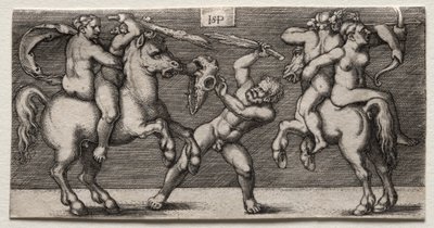 三人の戦闘 作： Hans Sebald Beham