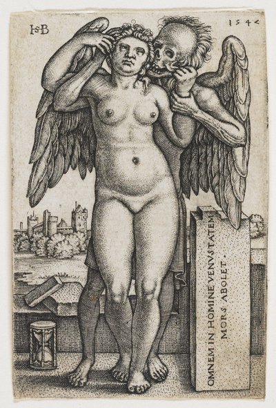 女性を奪う死、1547 作： Hans Sebald Beham