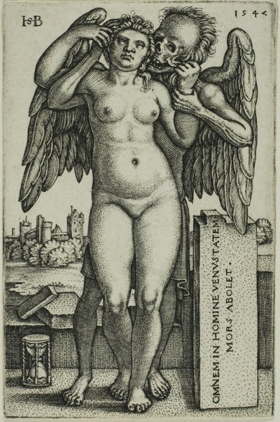 死と乙女 作： Hans Sebald Beham