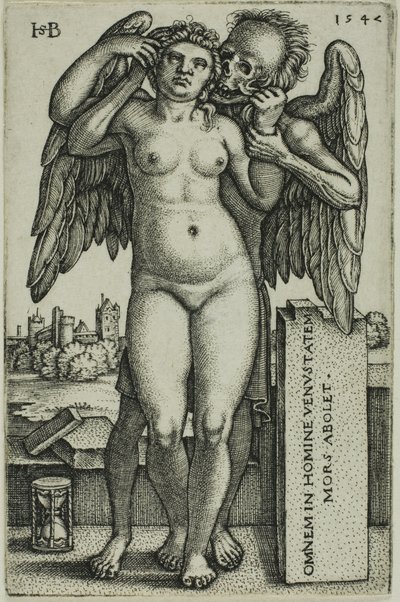 死と乙女 作： Hans Sebald Beham