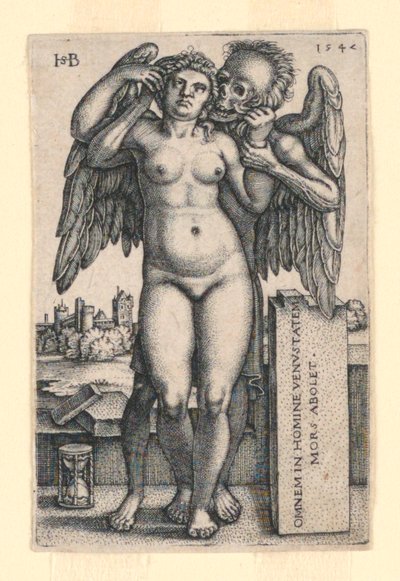 死と裸婦の立ち姿 作： Hans Sebald Beham