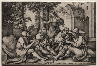 ヨブとその仲間たち 作： Hans Sebald Beham