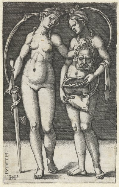 ホロフェルネスの首と女中のジュディス ジュディス (オブジェクトのタイトル) 作： Hans Sebald Beham