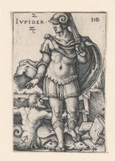 木星、7つの惑星より 作： Hans Sebald Beham
