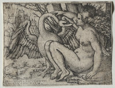 レダと白鳥 作： Hans Sebald Beham