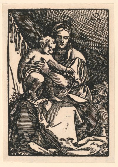 マドンナと子供 作： Hans Sebald Beham
