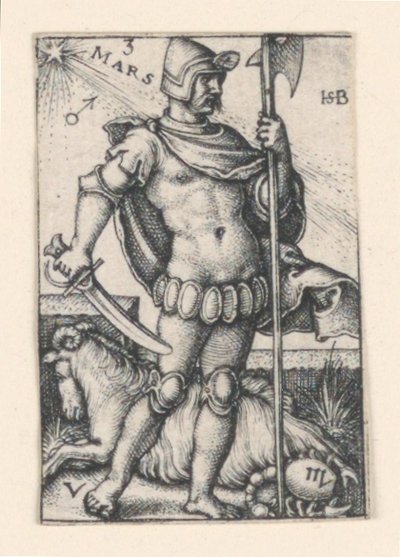 七つの惑星より火星 作： Hans Sebald Beham