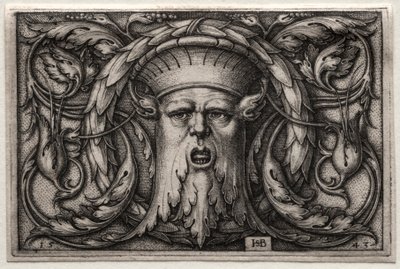 サティスヘッドアンドリースの装飾、1543年。 作： Hans Sebald Beham