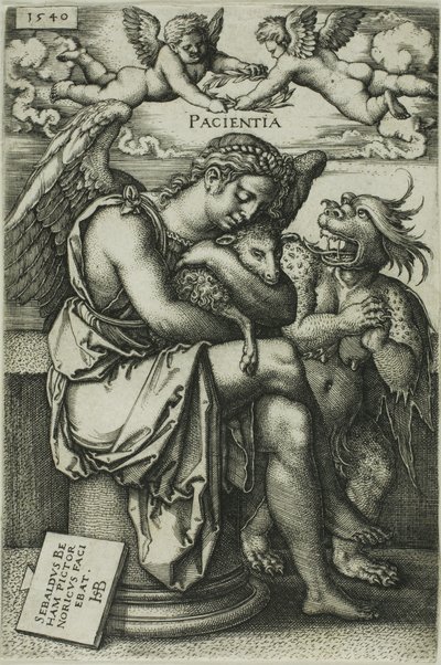 忍耐 作： Hans Sebald Beham
