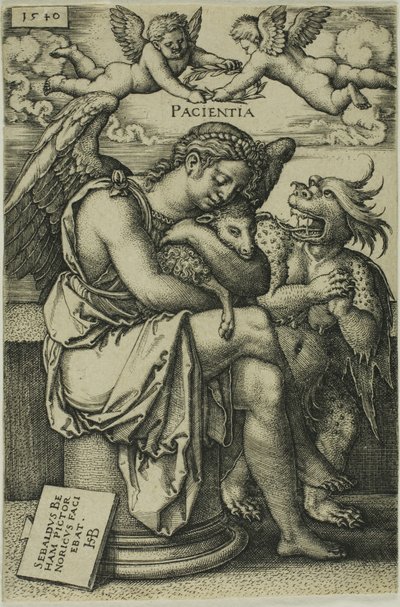 忍耐 作： Hans Sebald Beham