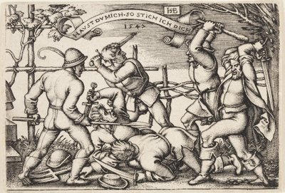 農民の喧嘩 作： Hans Sebald Beham