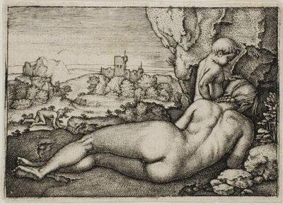 聖ヨハネ クリュソストモスの苦行 作： Hans Sebald Beham