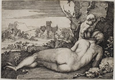聖ヨハネ・クリュソストモスの懺悔 作： Hans Sebald Beham