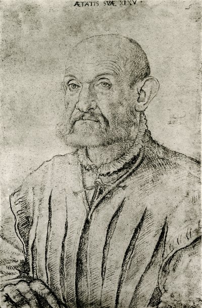 見知らぬ人の肖像 作： Hans Sebald Beham
