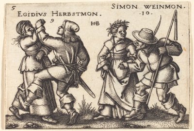 9月と10月 作： Hans Sebald Beham