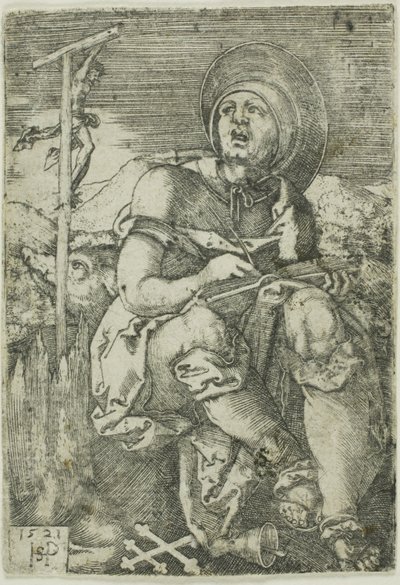 隠者聖アントニオ 作： Hans Sebald Beham