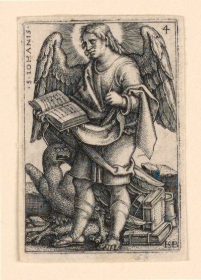 聖ヨハネ、四人の伝道者より 作： Hans Sebald Beham