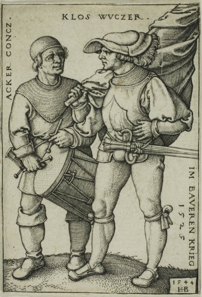 旗手とドラマー 作： Hans Sebald Beham