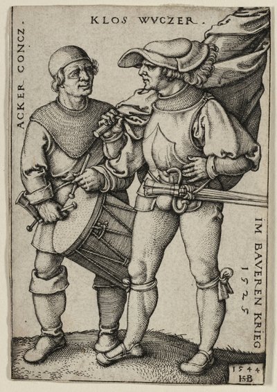 旗手とドラマー 作： Hans Sebald Beham