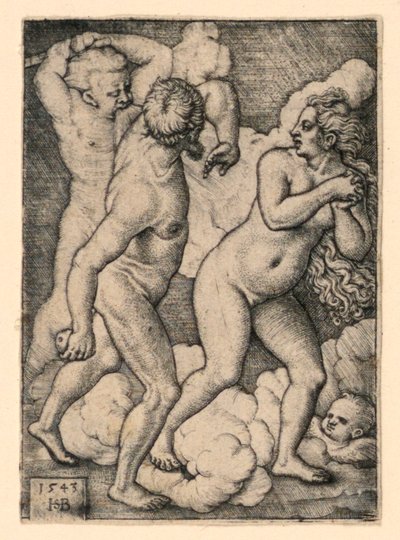 パラダイスからの追放 作： Hans Sebald Beham