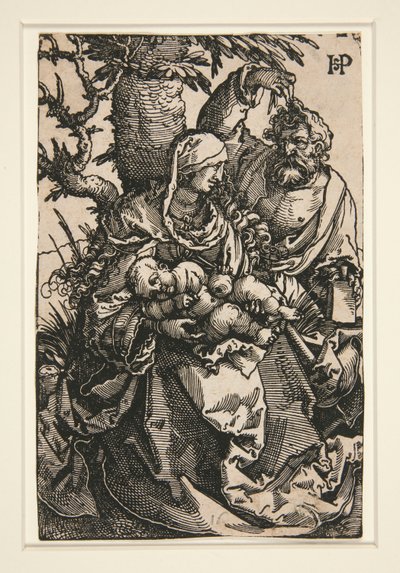 木の下の聖家族 作： Hans Sebald Beham