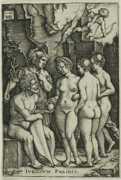 パリの審判 作： Hans Sebald Beham