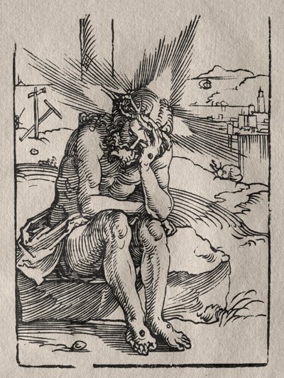 悲しみの男。 作： Hans Sebald Beham