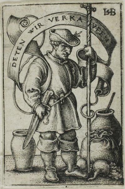市場の農民 作： Hans Sebald Beham