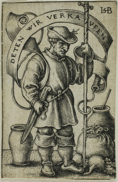 市場の農民 作： Hans Sebald Beham