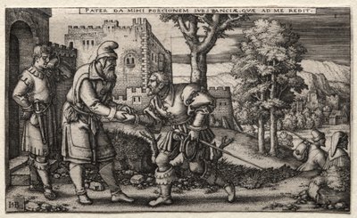 放蕩息子 作： Hans Sebald Beham
