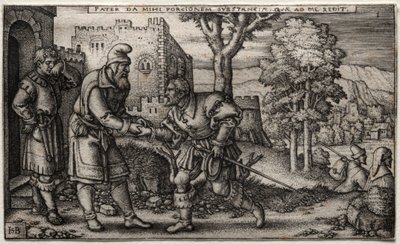 放蕩息子。 作： Hans Sebald Beham