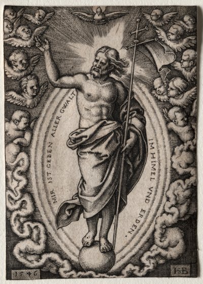 救世主、1546年。 作： Hans Sebald Beham