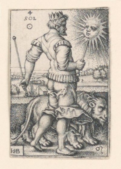 太陽、7つの惑星から 作： Hans Sebald Beham