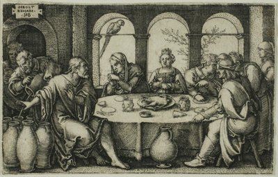 カナの結婚式 作： Hans Sebald Beham