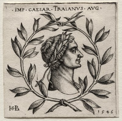 トラヤヌス、1546年。 作： Hans Sebald Beham