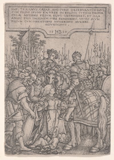 トラヤヌスの正義 作： Hans Sebald Beham