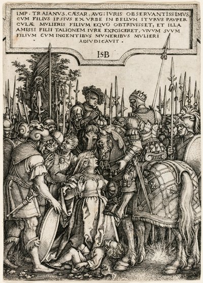 トラヤヌスの正義 作： Hans Sebald Beham