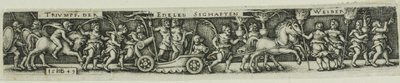 高貴な栄光の女性の凱旋行列 作： Hans Sebald Beham