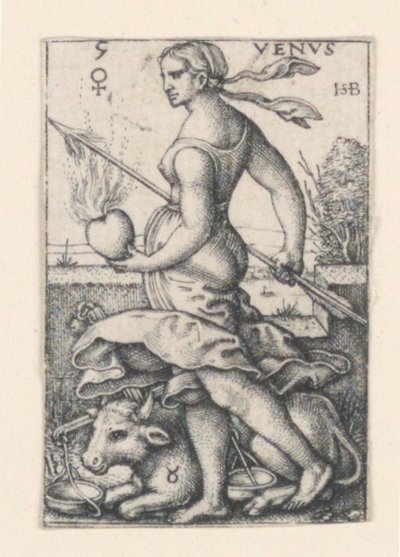 金星、7つの惑星から 作： Hans Sebald Beham