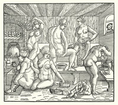 女性の入浴 作： Hans Sebald Beham