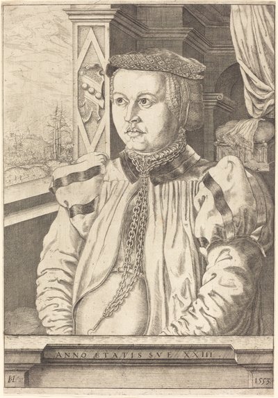 レディ・フォン・エック、1553年ピエンセナウ生まれ。 作： Hans Sebald Lautensack