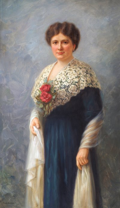 女性の肖像 作： Hans Stalzer