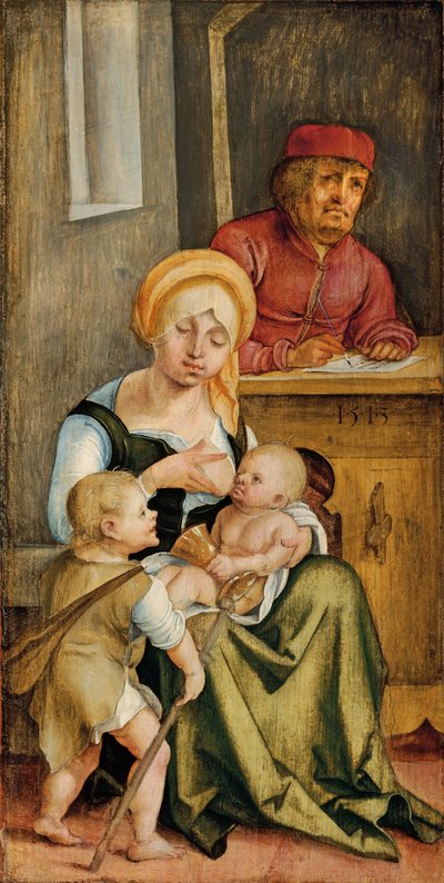 メアリークロパスとその家族、1515年 作： Hans Suess Kulmbach
