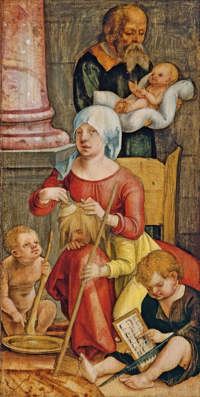 メアリーサロメとその家族、1515年 作： Hans Suess Kulmbach