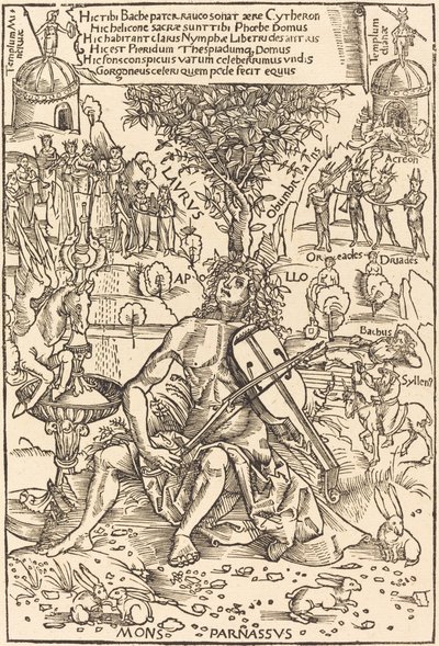 パルナッソスのアポロン 作： Hans Süss von Kulmbach