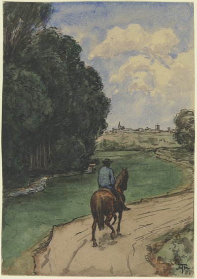 森の端で 作： Hans Thoma